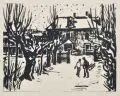 Erhard Hippold, Mondlandschaft, Lithografien auf Papier