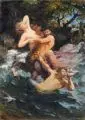 Max Pietschmann, Ein Kentaur, eine Nymphe entführend, im Kampf mit dem Meeresgott Triton