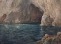 Ermenegildo Carlo Donadini, Weiße Grotte auf Capri, Öl auf Leinwand