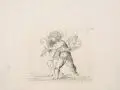 Matthias Oesterreich, Fünf Blätter aus der Sammlung des Grafen von Brühl, 1752, Radierungen auf kräftigem Bütten