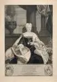 Georg Martin Preisler, Frau Anna Magdalena Widmaennin, Nach 1741, Kupferstich auf Bütten nach einem Gemälde von Decker aus dem Jahr 1738