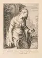 Jan Saenredam, Die Blutkranke Frau, Kupferstiche auf Bütten nach Hendrick Goltzius