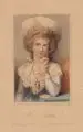Luigi Schiavonetti, Portrait der Maria Louisa Catherine Cecilia Cosway, 1794, Punktiermanier, koloriert, auf kräftigem, braunen Bütten
