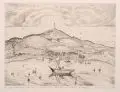 Artur Ahnert, Das grüne Ländchen, 1922, Radierung auf leichtem Karton