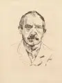 Lovis Corinth, Selbstbildnis, 1916, Lithografie auf Papier