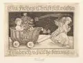 Rudolf Schiestl, und andere Künstler, Weihnachtsgrußkarten von Friedrich und Käthe Krauß, 1922-1927, Holzschnitte, teilweise koloriert, sowie eine Radierung