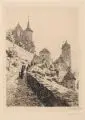 Walter Ulbricht, Acht Ansichten von Bautzen / Oybin, 1912-1914, Radierungen, zum Teil mit leichtem Plattenton