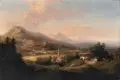 C.G. Bruns, Partie aus dem Salzachthal, Öl auf Leinwand