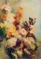 Arthur Feudel, Drei Blumenstillleben. Anfang 20. Jh, Öl auf Malpappe