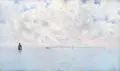 John M. August Will, Blick über die Lagune von Venedig, 1901, Öl auf Leinwand