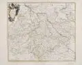 Georges Louis Le Rouge, La Saxe contenant les Routtes et les Postes, 1743, Kolorierter Kupferstich auf kräftigem Bütten mit Wasserzeichen am li