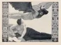 Sascha Schneider, Eine Vision, 1896-1900, Holzstich auf Karton