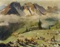 Georg Richter-Lößnitz, Blick auf das Karwendelgebirge