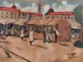 Ernő Tibor, Auf dem Markt. Wohl Anfang 20. Jh