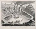 Robert Bénard, Histoire Naturelle, vue de la soufrière qui est près de Pouzzoles au Royaume de Naples appelée Solfatare, 1768, Kupferstich auf Bütten