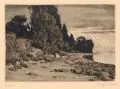 Gestade by Hans Rudolph Hentschel, Radierung auf festem Papier, sold Jun 2017
