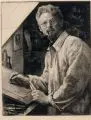 Georg Jahn, Selbstbildnis am Pult