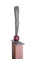 Wieslaw Pietron, Harlekin III, 1992, Bronze, gegossen, rot, blau und grün patiniert