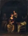 Caspar Netscher, Dame bei der Toilette