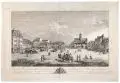 Vue de la Place de la Ville-neuve de Dres-den (...) by gen. Canaletto Bernardo Bellotto, Radierung auf kräftigem, wolkigen Bütten mit Wasserzeichen (nicht identifiziert), sold Mar 2017