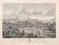 Isidore-Stanislaus-Henri Helman, Entrée de Mr. Blanchard et du Chevalier Lepinard […] Lille, le 26 Aout 1785, Nach 1785, Radierung auf Kupferdruckpapier