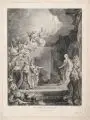 Louis Joseph père Masquelier, Le Sacre de Louis XVI, Kupferstich auf Bütten