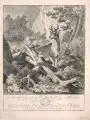 Johann Elias Ridinger, Anno 1728 Haben Ihro Hochfürstli. Durchlaucht Carl Alexander Herzog zu Würtemberg diesen Hirsch N. 1 in Servien geschossen