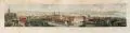 Frédéric Martens, Panorama von Mainz. Aufgenommen von dem Eichelstein, Aquatinta, koloriert