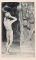 Sascha Schneider, Der Anarchist, wood engraving published by JJ Weber