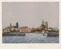 Arthur Bendrat, Stralsund, Farblithografie auf festen Papier