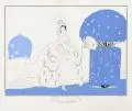 Umberto Brunelleschi, Giacometta, 1914, Farbpochoir auf kräftigem, strukturierten Papier