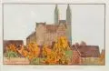 Otto Ubbelohde, Quedlinburg, Um 1920, Farblithografie auf glattem Papier