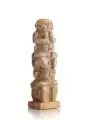 Karl Schönherr, Totem. Wohl 1970er Jahre, Gips, farbig gefasst und patiniert