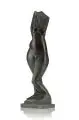 Peter Makolies, Stehender weiblicher Akt, 1992, Bronze, schwarz und partiell grün patiniert