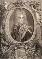 Nicholaas Verkolje, Auguste III Roy de Polog., Nach 1706, Schabkunstblatt auf Bütten mit Wasserzeichen (Fleur-de-lis im Wappen)
