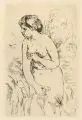 Pierre-Auguste Renoir, Baigneuse debout, à mi-jambe