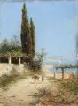 A.L. Terni, Dei Casamicciola, Öl auf Holz