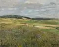 Sommerlandschaft bei Kerpen in der Eifel by Fritz von Wille, 1926, Öl auf Leinwand, sold Sep 2016