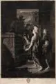 Johann Elias Haid, La Visitation de la Vierge, Schabkunstblatt nach einem Gemälde von Van der Werff, ehemals in der Düsseldorfer Galerie