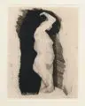 Käthe Kollwitz, Stehender weiblicher Akt