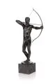 Paul Moye, Bogenschütze. Anfang 20. Jh, Bronze, gegossen und schwarzbraun patiniert
