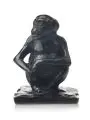 Etha Richter, “Sitzender Affe”, Vor 1922, Bronze, gegossen und dunkelbraun patiniert