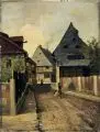 Richard Goeßler, Stollberg im Harz, 1934, Öl auf Malpappe