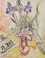 Erhard Hippold, Blumenstilleben. Wohl 1950er Jahre