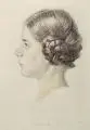Max Seliger, Vier Mädchenköpfe. 1910 -1915, Graphitzeichnungen, sparsam in Farbstift und Kreide koloriert und weiß gehöht auf verschiedenfarbigem Velin bzw