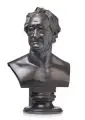 Christian Daniel Rauch, Portraitbüste Johann Wolfgang von Goethe, Nach 1848, Bronze, gegossen und dunkelbraun patiniert