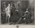 Johann Gotthart von Müller, Alexandre vainqueur de soi-même, 1781, Kupferstich auf Bütten