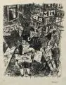 Paul Gangolf, Koksende Hure, 1925, Lithographie auf dünnem Japan