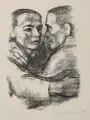 Verbrüderung by Käthe Kollwitz, 1924, Kreidelithographie auf gelblichem Velinkarton, sold Mar 2016