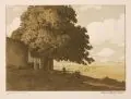 Hans Richard von Volkmann, Drei Landschaftsdarstellungen. 1904- 1911, Eine Farblithographie in drei Farben auf Velin